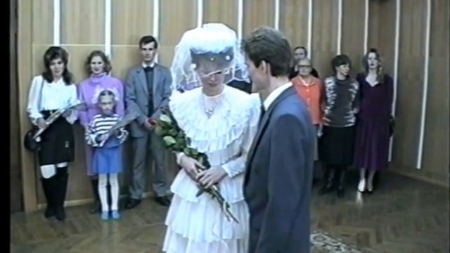 Wedding #6 Russia 90s."Painting in the registry office" Свадьба 90х часть 1, росп?