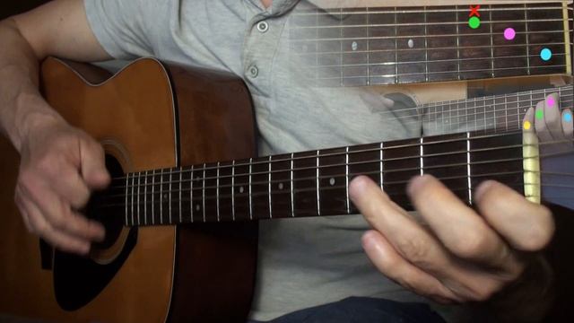 Как играть на гитаре песню  "Пусть миром правит любовь" смотреть онлайн