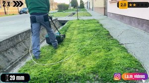 ЭЛЕКТРИЧЕСКАЯ ГАЗОНОКОСИЛКА Parkside PERM 1200 РОССИЯ РУССКИ?