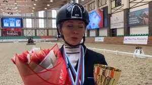 Мария Шувалова - абсолютный победитель Кубка России по выездке
