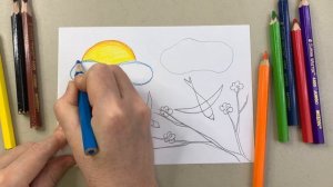 Как нарисовать ВЕСНУ / Урок рисования