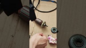Замена якоря, щеток, подшипников в дрели