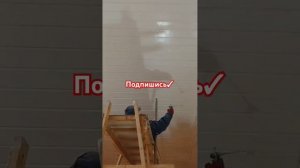 Покраска имитации бруса безвоздушным краскопультом