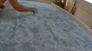 8 Самодельный бильярд  шлифовка плиты 2