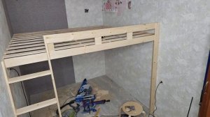 Антресоль в детскую своими руками. Таймлапс 2 дня за 3 м