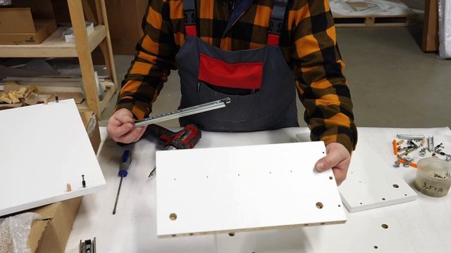 Инструкция по сборке тумбочки подвесной WOODRIGHT смотреть онлайн