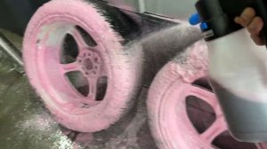 Аккумуляторный пеногенератор в действии часть ✌️