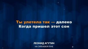 Леонид Агутин — На сиреневой луне (Караоке) Медленная