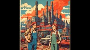 Жить стало лучше, жить стало веселее (AI synthwave cover)