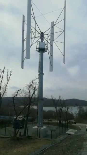 Японский вертикально осевой ветрогенератор смотреть онлайн