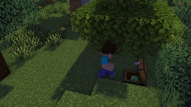 Нуб нашол сундук! анимация майнкрафт. смотреть онлайн