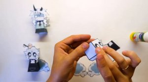 Бабл фигурка из бумаги Бумажное образование Мисс Цирк