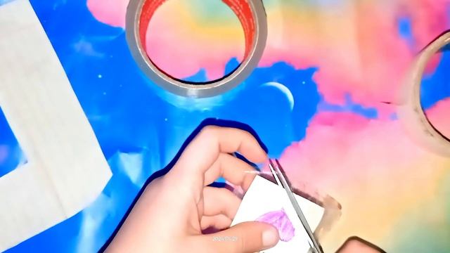 💗🖍️Туториал как делать наклейки из малярного скотч