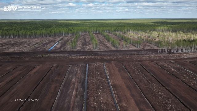 Так масштабно добавают торф