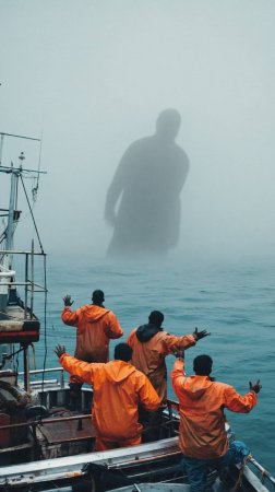 Встреча с морским божеством: Гигант в тумане: кто он?