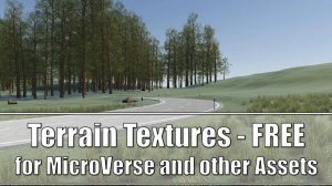 Terrain Textures - FREE (for MicroVerse and other Assets)