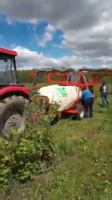 Регулировка опрыскивателя двухрядного штангового Пр смотреть онлайн
