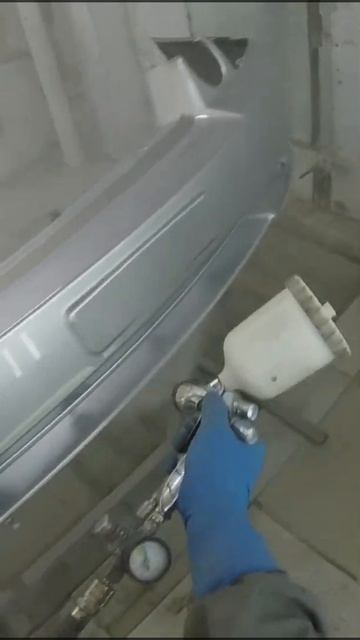 покраска нового переднего бампера #kia_magentis смотреть онлайн