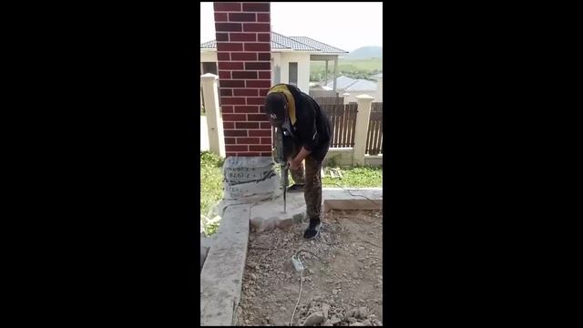 Демонтаж (снятие) бетона (бетонного пола) с помощью шов смотреть онлайн