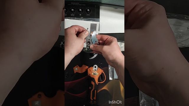 Аккумуляторный секатор Tex AC замена лезвий.