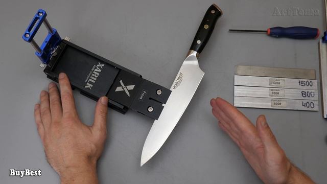 Заточка ножа на точилке Xarilk Y2 | НОВЫЙ Станок для ЗАТОЧК