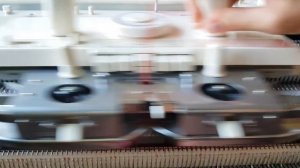 Ажурный узор "Волны" на однофонтурной машине