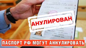 В каких случаях АННУЛИРУЮТ ПАСПОРТ РФ? Юридическая помощь