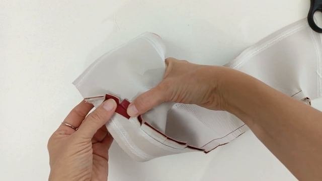 Обработка воротника из экокожи