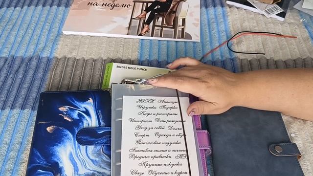 Купила на Валберис новые планеры и наклейки. Показыва?
