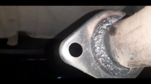 Ремонт глушителя Mitsubishi Lancer 10 за 5 минут своими руками