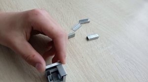 собрал кубик из скрепок