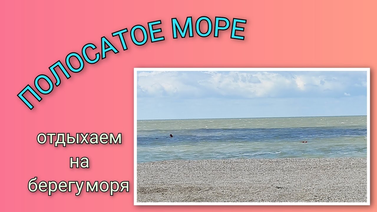 ️ 🏖️  VLOG: Интересное полосатое море/ Распогодилось/ Плаваем, купаемся, плескаемся/ День 4