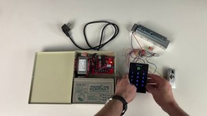 Комплект СКУД Ps-Link KIT-T12MF-350UPS с блоком резервного питания и сенсорной панелью