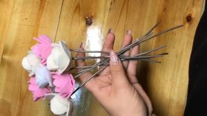 Букет из фетра