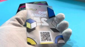 Прозрачный пластиковый бейдж на матовом пластике