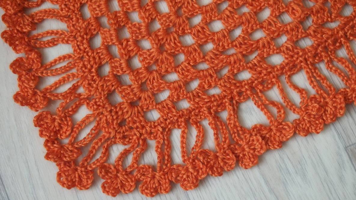 Кайма обвязка. Как обвязать шаль крючком. Для начинающих пошагово Урок 105 Border strapping