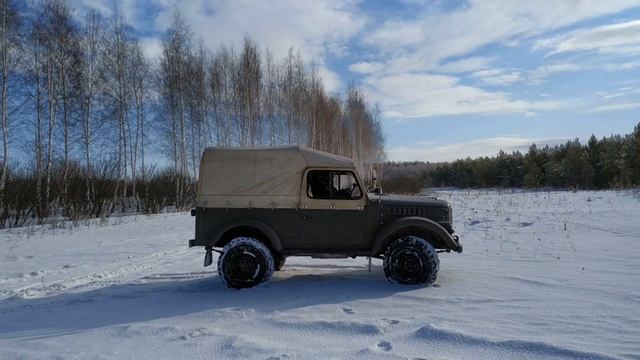 Газ-69. Зимняя прогулка 3 (или тест резины Я-409 в снегу) смотреть онлайн