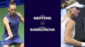 09.08.2024. Элизе Мертенс - Людмила Самсонова. WTA Toronto. Elise Mertens - Liudmila Samsonova