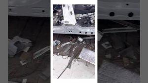 Переварка порога Toyota chaser 100 #ремонт #сварка #автосервис