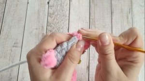 🐁Малышка Мышка вязаная крючком из плюшевой пряжи🐭cro