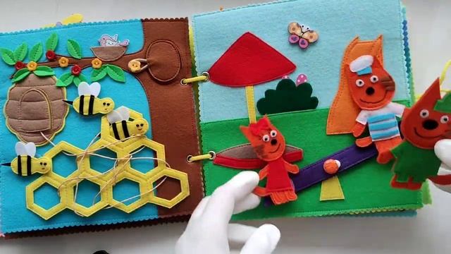 Мягкая развивающая книжка из фетра на заказ 89128765653 смотреть онлайн