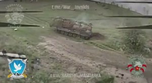 Уничтожение ударами FPV-дронов бронетехники Всу в районе н.п. Ульяновка (Малиновка), ДНР 💥🇷🇺👊