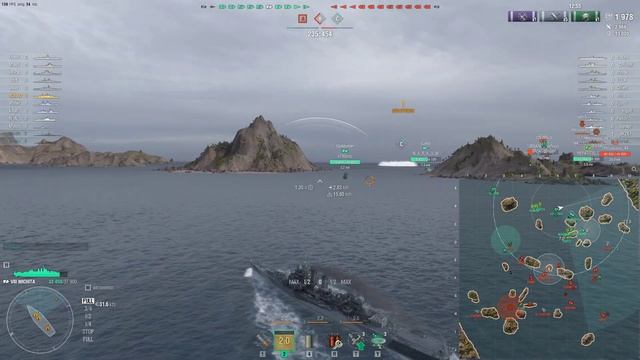 гоняю Вичиту против говноботов Атаго накрученный бот скорость и урон  уворачивается до залпа смотреть онлайн