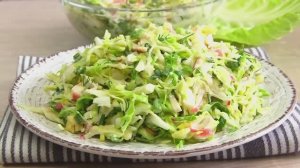 Салат с молодой капустой _Весенний Каприз_