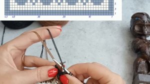 Тумба-юмба. Шарф двухсторонним жаккардом. МК