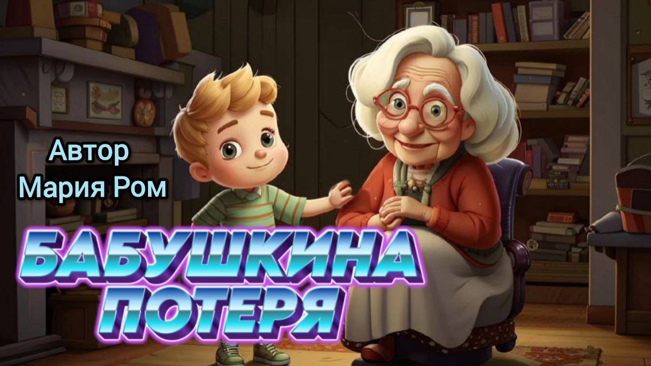 БАБУШКИНА ПОТЕРЯ. Автор Мария Ром. Стихотворения для детей #детям #детскиестихи