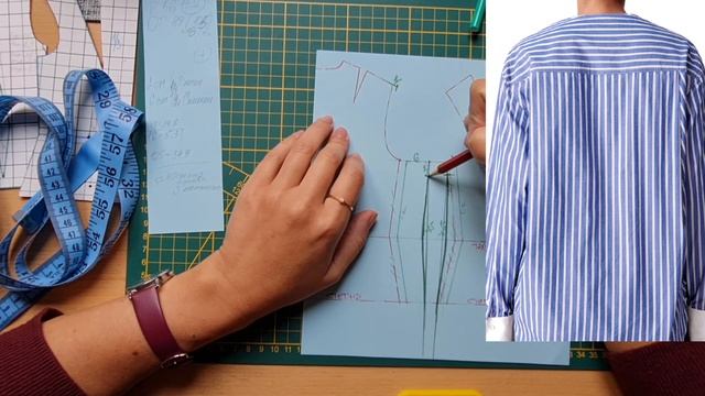 МАРАФОН-СОРОЧКА|| Розбір, СПИНКА ||Ч.1#моделювання#шиття смотреть онлайн