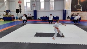 Соревнования по Като Киокушинкай 8 лет 9 кю, Новотитаро