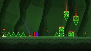 Играю в geometry dash world