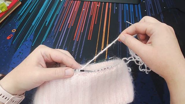 Соединяем отворот с шапкой